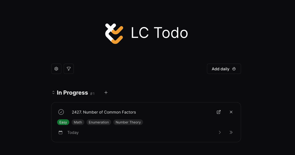 LC Todo screenshot